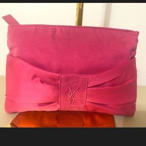 ✨🔥NWOT YSL PINK COSMETIC POUCH/CLUTCH